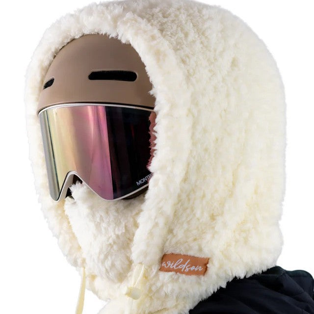 Winter Lambswool Face Mask Windproof Thermal Neck Warmer