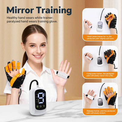 Hand therapy training device for hemiplegia patients