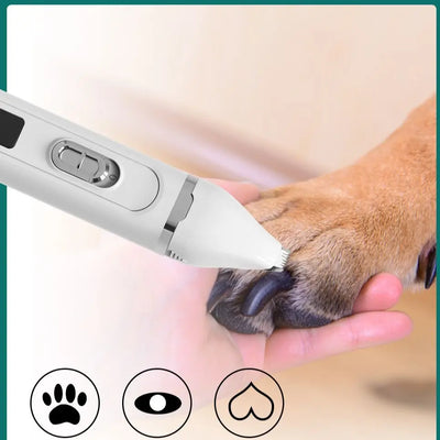 Silent USB rechargeable pet trimmer for dogs and cats
