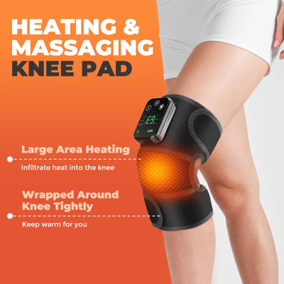 Portable heated knee wrap for arthritis and soreness