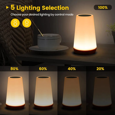 USB rechargeable mood light for bedroom
