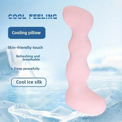 Ergonomic full-length pillow that supports the back, hips, legs, and shoulders for improved sleep posture and reduced pressure points.