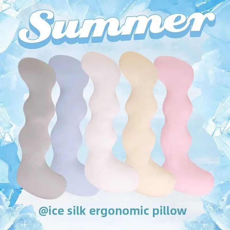 Soft, smooth, temperature-regulating body hug pillow that helps reduce heat buildup and keeps the body cool during warm nights.