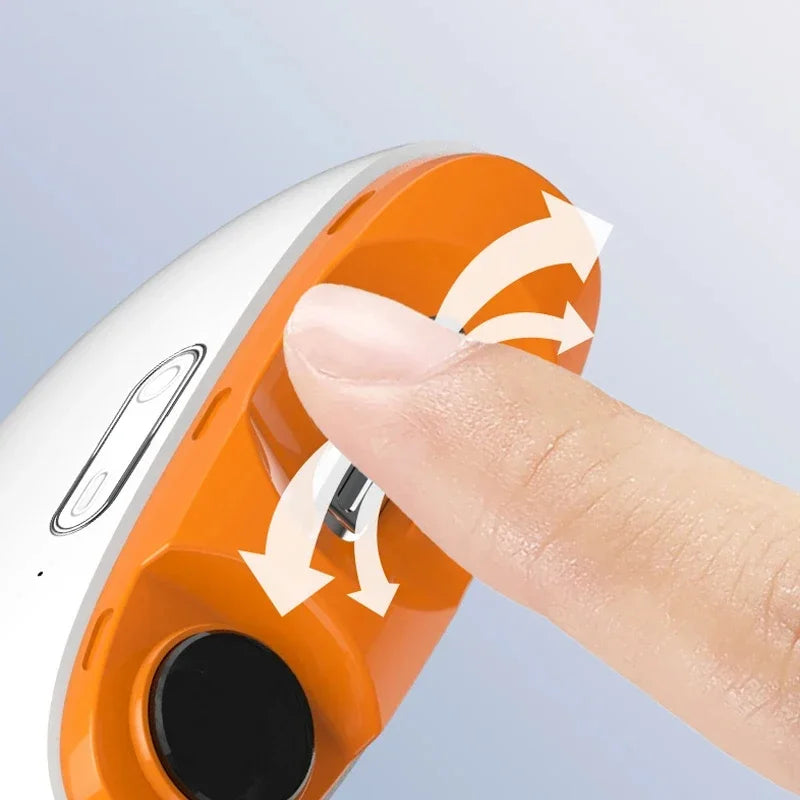 Low-noise automatic fingernail trimmer