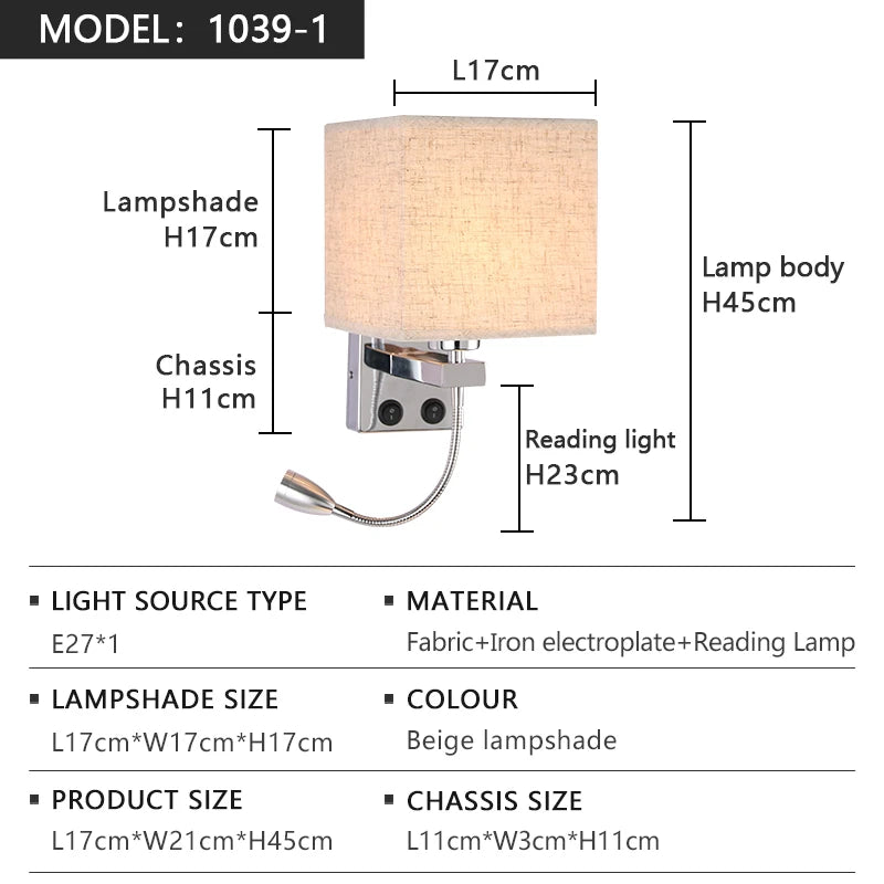 Energy-efficient LED wall sconce for home decor