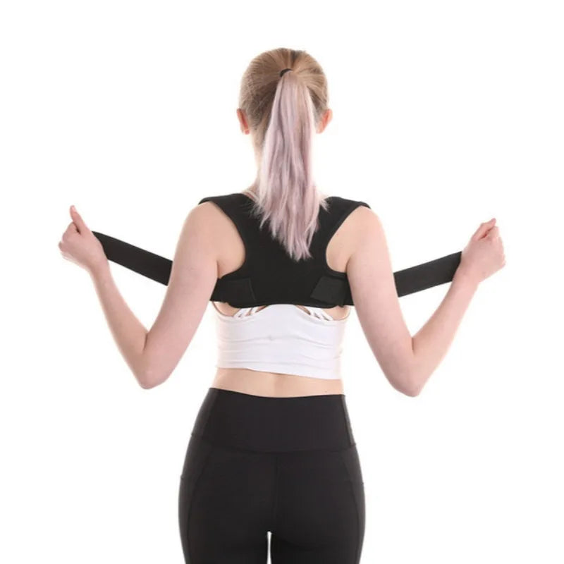 Breathable posture trainer for spine and shoulder support