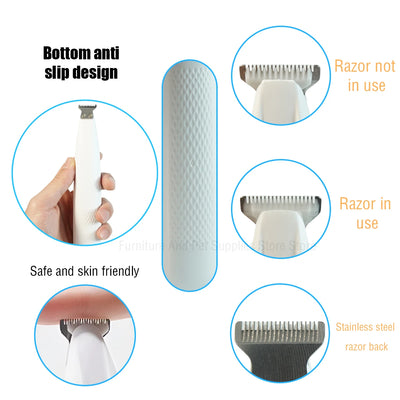 Quiet pet grooming trimmer with 18mm wide blade