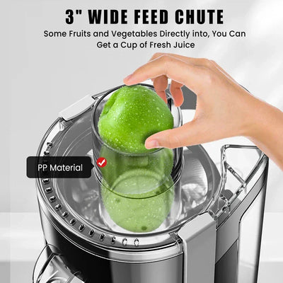 High-speed fruit and vegetable blender that separates juice from pulp to deliver smooth, nutrient-rich beverages quickly and easily.