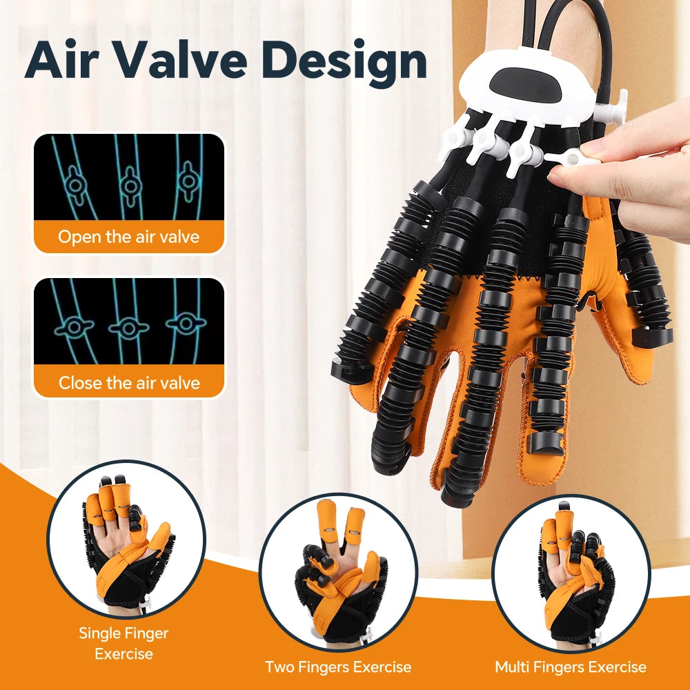 Rehabilitation glove for improving finger movement and grip