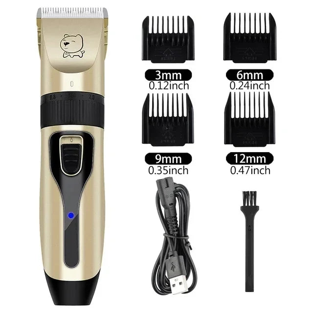 Cordless dog and cat hair grooming machine