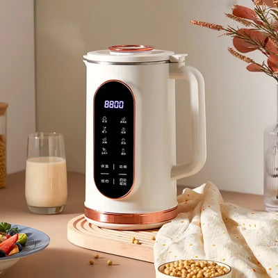 1500 mL electric soy milk maker designed for grinding soybeans and blending plant-based milk, smoothies, and hot beverages at home.