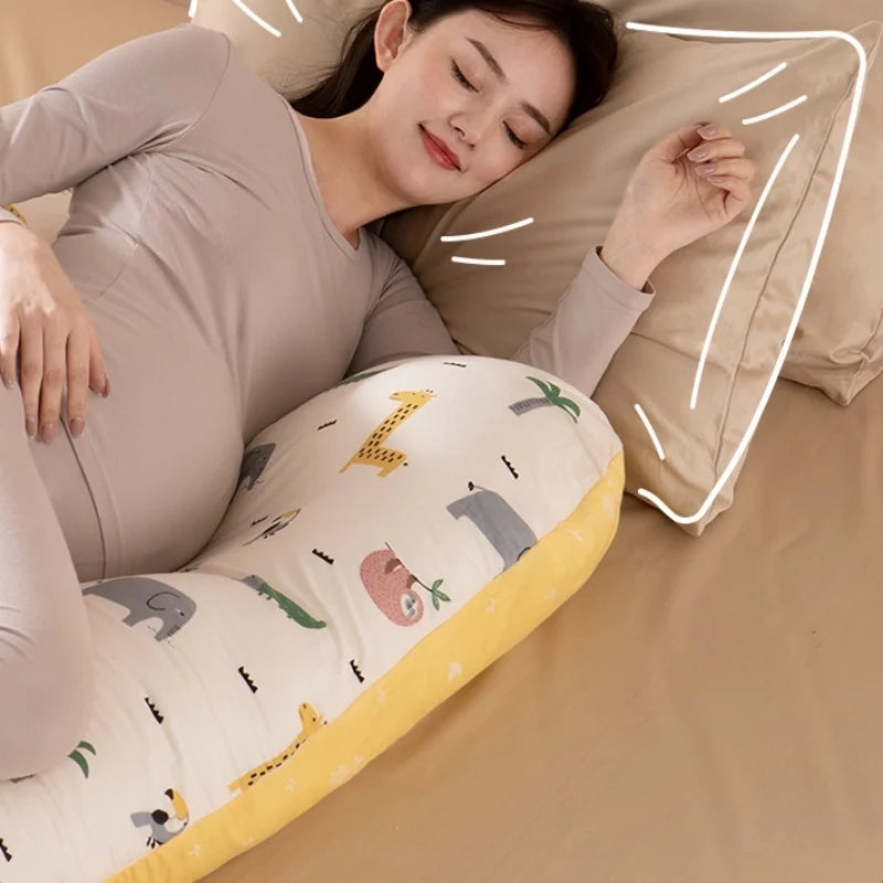 Soft maternity sleeping pillow for side sleepers