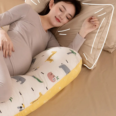 Soft maternity sleeping pillow for side sleepers
