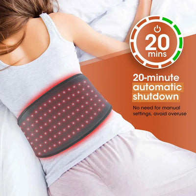 Comfortable wrap-around back belt suitable for home, office, and travel use, helping reduce chronic discomfort caused by daily strain or long sitting hours.